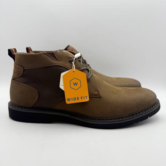 Nunn Bush Mens Denali Chukka Boots US 10 Wide EU 43 Brown Leather Waterproof NIB main image 13